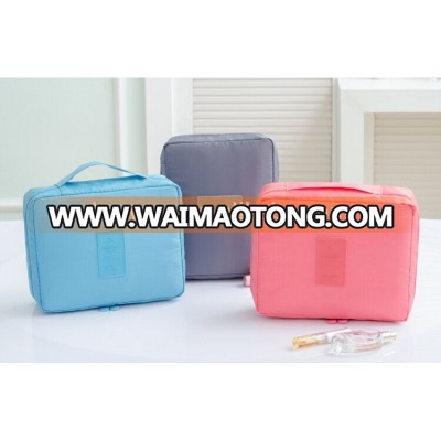 Custom promotional nylon Travel cosmetic Bag makeup