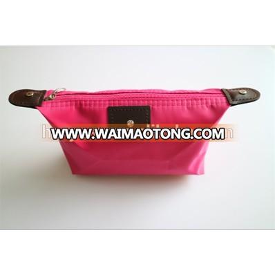 Beautiful fashion promotional travel custom 190D cosmetic makeup bag