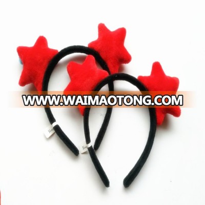 china wholesale  new design Christmas decorations hair hoop necessary party with custom logo for kids