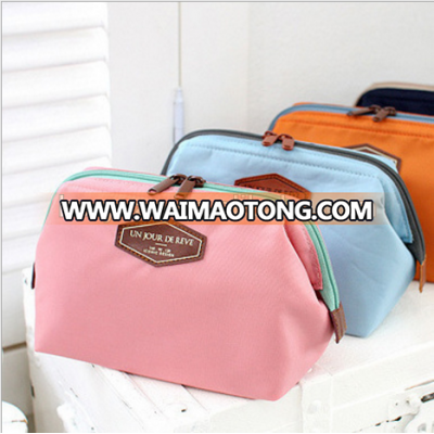 High quality cheap factory directly plain canvas custom cosmetic bag